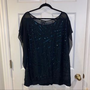 Lane Bryant Sequin Shirt - Size 22/24